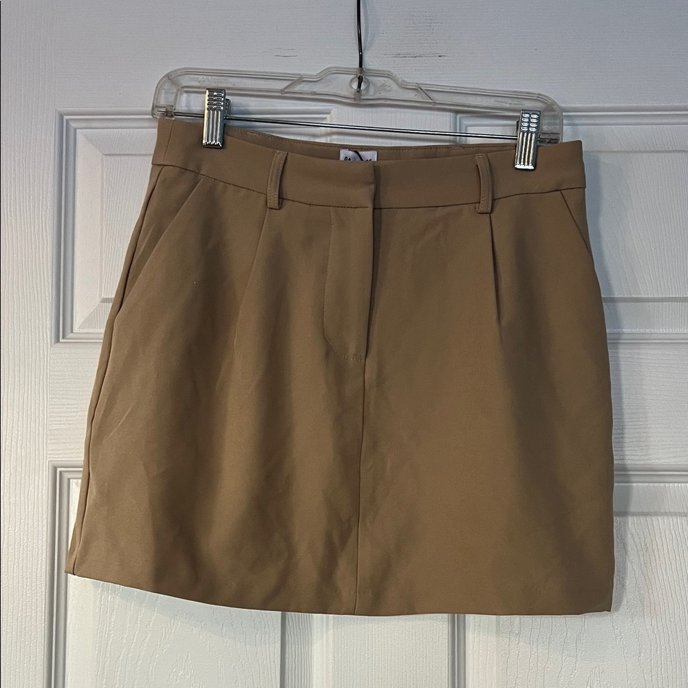 Princess Polly Camel Mini Skirt - Picture 3 of 4